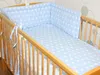 3 teiliges Baby Bettset mit Bettwäsche und Nestchen für Produktbild-Vorschau 1