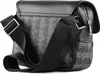 A close-up view of a black messenger bag with a geometric pattern. Anteprima dell’immagine prodotto