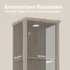 K-Möbel Glasvitrine stehend in Sonoma Eiche (176x37x33 cm) Produktbild-Vorschau 5