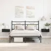 vidaXL Hängende Nachttische 2 Stk. Schwarz 40x30x15 cm Produktbild-Vorschau 4