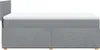 Boxspringbett mit Matratze Hellgrau 80x200 cm Stoff Produktbild-Vorschau 7