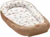 Baby Bear Musselin & Toffee Soft Velvet Baby nest Kokon XXL Produktbild-Vorschau 1