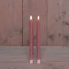 Anna Collection Led Tischkerzen - 2x - rosa - 25 cm - 3D Produktbild-Vorschau 2