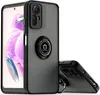 A black phone case with a ring holder is shown against a white background. Another phone case is shown in the foreground, angled. Produktbild-Vorschau