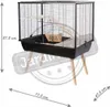 A cage for small animals on a wooden stand. Náhled obrázku produktu