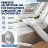 Schmaler 150mm Dachfenster Klimaanlage Adapter DN150 Produktbild-Vorschau 2