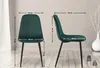 CLP Stuhl Giverny mit Ziernähten grün Material Samt Produktbild-Vorschau 6