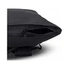 A close-up view of a black backpack's zipper pocket. Anteprima dell’immagine prodotto