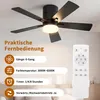 INONEFT, stropný ventilátor s priemerom 106 cm, s Náhľad obrázku produktu 7