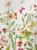 Gardine mit Blumen und Schmetterlinge 30 x 120 cm Produktbild-Vorschau 2