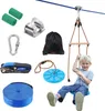 VEVOR zipline set pre deti a dospelých, 16,7 m dlhý zipline Náhľad obrázku produktu 1