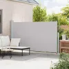 vidaXL Seitenmarkise Ausziehbar 180x300 cm Grau Produktbild-Vorschau 3