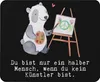 Mr. & Mrs. Panda Mouse Pad Künstler Herz - Schwarz - Produktbild-Vorschau 1