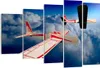 Bild auf Leinwand - Leinwandbild - Segelflugzeuge fliegen Produktbild-Vorschau 1