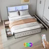 INONEFT Polsterbett 160x200 cm mit LED Beleuchtung, Type-C Produktbild-Vorschau 3