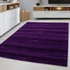 Kurzflor Teppich Wohnzimmer Lila 120x170 Rechteck Unicolor Produktbild-Vorschau 2