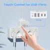 Steckdosenleiste 5 Fach Mit USB Wandmontiert Produktbild-Vorschau 3