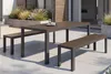 riess-ambiente Moderne Gartenbank DESIGNO 180cm dunkelbraun Produktbild-Vorschau 10