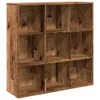 vidaXL Bücherregal Altholz-Optik 98x29x97,5 cm Produktbild-Vorschau 1