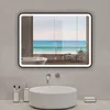 Miroir LED 70x50cm avec cadre noir, tricolore + anti-buée + Voir les images du produit 1