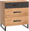 Nachtschrank Detroit Nachtkommode 58x41x54cm plankeneiche Produktbild-Vorschau 2