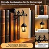 Vintage Bücherregallampe mit Hexen-Ausschnitt, Produktbild-Vorschau 3