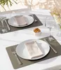 Tischset - Recyceltes Leder - 28,5 x 43,5 cm - 4 Stück - Produktbild-Vorschau 3