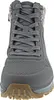 A close-up front view of a gray Skechers boot with laces and a textured sole. Anteprima dell’immagine prodotto