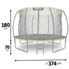 Trampolina Ogrodowa Profilowana 12Ft/374Cm Z Siatką Podgląd zdjęcia produktu 15