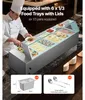 SucceBuy, chauffe-plats commercial (6 bacs de 1/3), 1,5 kW, Voir les images du produit 3