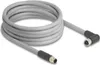 DELOCK M12 Kabel L-kodiert 5 Pin St re gew zu Bu ger PUR 1M Produktbild-Vorschau 1