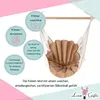 Love Gifts® Závesné kreslo s 2 vankúšmi v tvare škrupiny a Náhľad obrázku produktu 5