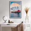 Gerahmtes Poster - Schwarzer Rahmen - Lofoten Dorf Angeln - Produktbild-Vorschau 6