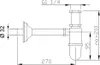 Sapho RETRO Waschtisch-Siphon 5/4", Abfluss 32mm, Chrom Produktbild-Vorschau 5