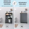 eluno Chariot de salle de bain, chariot de niche de Voir les images du produit 2