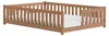 Lit d'enfant au sol avec barrières de sécurité et sommier à Voir les images du produit 3