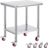 Stół roboczy VEVOR 76 x 60 x 85 cm ze stali nierdzewnej Podgląd zdjęcia produktu 8