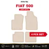 Tappetini in velluto PREMIUM beige compatibili con Fiat 500 Anteprima dell’immagine prodotto 16