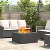 vidaXL Feuerstelle Schwarz 80 x 80 x 40 cm Stahl Produktbild-Vorschau 2