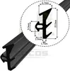 Fensterdichtung Gummidichtung Dichtungsprofil WS001 5m Produktbild-Vorschau 1