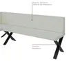 Eckbank Akiko Metal X-196x128-Rechts-Inari100- Produktbild-Vorschau 5