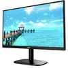 A computer monitor displaying a scenic ocean view with a wooden pier. Produktbild-Vorschau