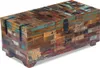 vidaXL Couchtisch Truhe Altholz Massiv 80x40x35 cm Produktbild-Vorschau 5