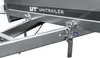 A close-up view of the metal frame and tie-down points of a trailer. Náhled obrázku produktu