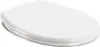 A white toilet seat lid is shown from a slightly elevated side angle against a white background. Anteprima dell’immagine prodotto