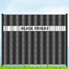 zaun|zu Sichtschutzstreifen BLACK FRIDAY Laser Beschriftung Produktbild-Vorschau 1