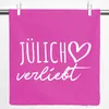 Huuraa Kissenbezug Jülich verliebt 40x40cm Fuchsia Produktbild-Vorschau 1