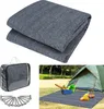 UISEBRT Tapis d'auvent Tapis de tente 2,5 x 2,5 m Tapis de Voir les images du produit 1
