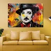 Pop Art Charlie Wandbild Leinwandbild Kunstdruck XL Deko: Produktbild-Vorschau 2