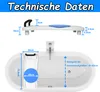 UISEBRT Badewannensitz mit Drehscheibe 75,5x34cm Produktbild-Vorschau 2